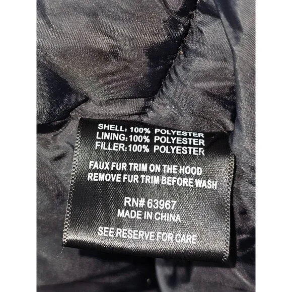 NWOT Spire By Galaxy Women's Navy Blue Jenar Heavyweight Coat Jacket Size S 2206 - Picture 9 of 15